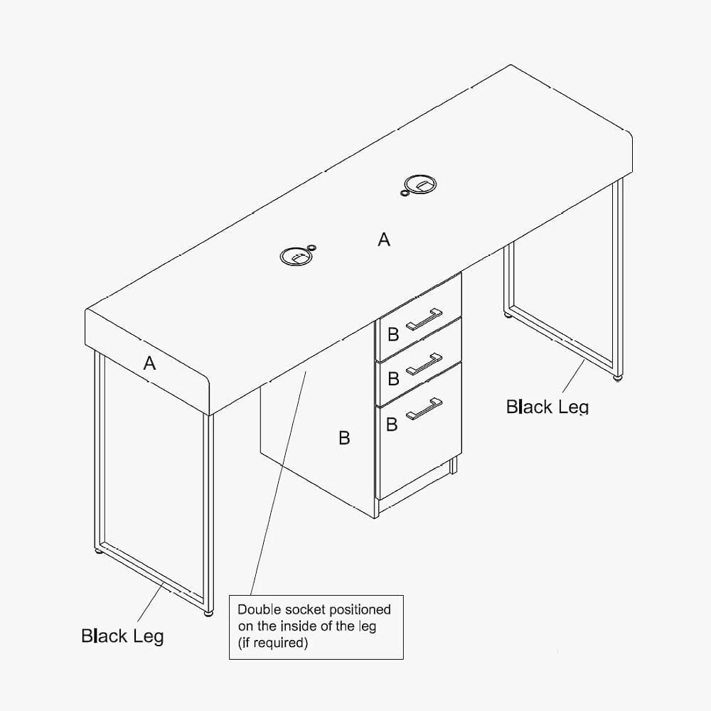Nail Station Beauty Salon Furniture Direct Salon Furniture, UK